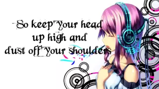 Nightcore - headphones - lyrics