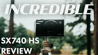 BEST ENTRY LEVEL VLOG CAMERA 2021?! (Canon Powershot SX740 HS Review)