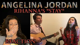 SHE'S NOT HUMAN!....ANGELINA JORDAN | (RIHANNA) "STAY" | REACTION