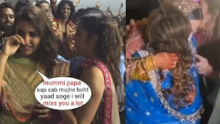 Parineeti Chopra Crying & breakdown at Her Bidai with Family | शादी के बाद emotional हुई Parineeti