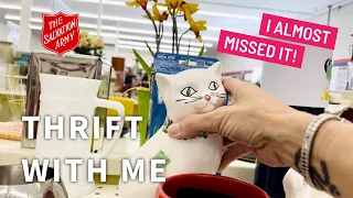 Thrift With Me | I Almost MISSED It |Thrifting The Salvation Army Thrift Store | Vintage Resale 🇨🇦