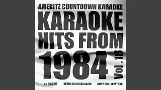 Never (In the Style of Moving Pictures) (Karaoke Version)