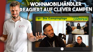 CAMPINGLÜGE 😈 | Wohnmobilhändler reagiert auf @CleverCampen | #vanlife mehr SCHEIN als SEIN ❓❗