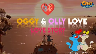 Oggy & Olly khaab akhil song love story video