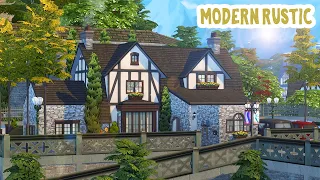 Modern Rustic || The Sims 4 Family Home: Speed Build