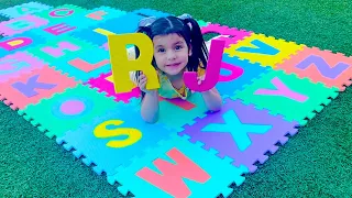 ABC Pretend Play with Ellie | Kids Video Learning about the English Alphabet