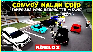 CONVOY MOBIL SERU BANGET DI CDID!! Sampe ada yang berantem wkwk (Roblox Car Driving Indonesia)