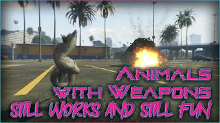GTA5 - Peyote Plant Glitches - Animals can still use Weapons and it's still Hilarious. How to Guide