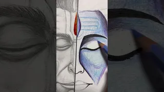 Shiv ji drawing part 2#art #souravpalarts #pencildrawing #shiv ji drawing