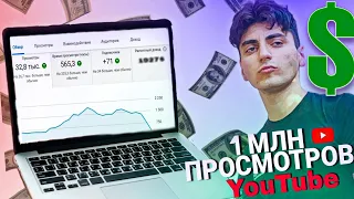 Сколько Платит YouTube за 1 млн Просмотров?