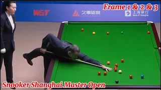 Snooker Shanghai Master Open Ronnie O’Sullivan VS Luca Brecel ( Frame 1 & 2 & 3 )