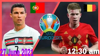 UEFA EURO 2020-21 ,prediction Portugal vs Belgium ,analysis ,ronaldo Germany vs England