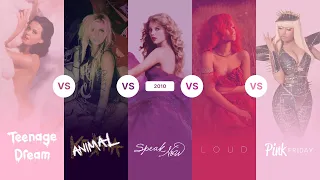 Teenage Dream VS Animal VS Speak Now VS Loud VS Pink Friday || 2010 Album Battle ⭐