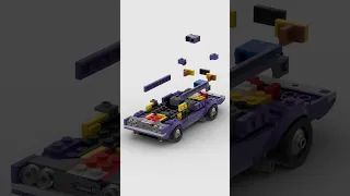 LEGO 1970 Dodge Challenger 🏎️ Satisfying Building Animation #shorts