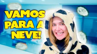 EXPERIMENTANDO LOOKS PARA NOSSA VIAGEM PARA A NEVE!!!