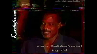 Archive 1997: Déclaration de Sassou Nguesso devant les sages du Pool