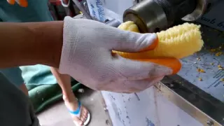 Corn puff snack extruder/ ice cream corn puffing machine