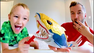 Father & Son DISSECT MEAN SHARK!? (He Chomps!)