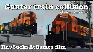 Gunter Train Collision (Short Movie)