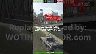 Skoda T45 goes 5000 damage in WOTBlitz #shorts #youtubeshorts #wotblitz