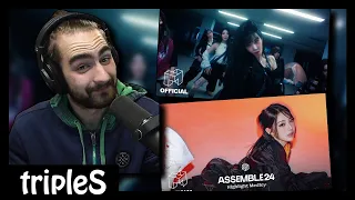 Reacting to tripleS - Girls Never Die Teaser + Assemble24 Highlight Medley