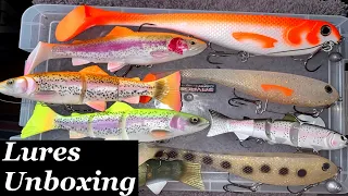 Pike Lures UNBOXING! Savage gear, Spro Bbz Swimbait Lures and Mel Handmade lures