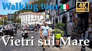 Vietri sul Mare (Campania), Italy【Walking Tour】With Captions - 4K