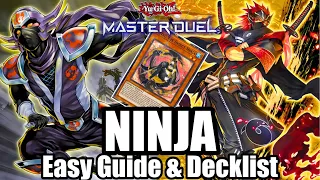 NINJA - EASY GUIDE & DECKLIST! [Yu-Gi-Oh! Master Duel]