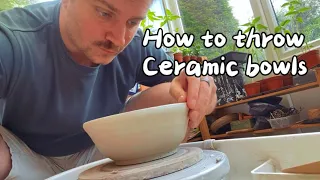 Day 15 - Beginner's Guide: Throwing Ceramic Bowls on a Potter's Wheel at Home