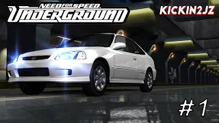 Need For Speed Underground Walkthrough Gameplay Part 1 HD 1080p 60fps