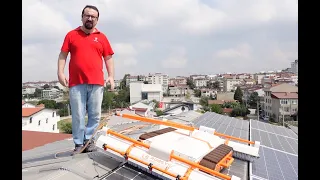 güneş paneli temizleme robotu robsys rtm pro ve eco serisi