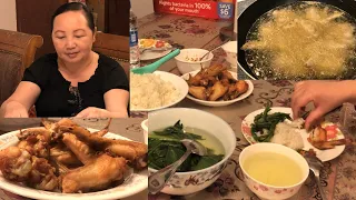 Ua Kooj Tis Qaib Noj Hmo / Cook  Hmong Chicken Wings For Dinner