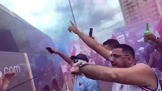 RECEPÇÃO SINISTRA DA TORCIDA DO FORTALEZA 🇩🇴🔥