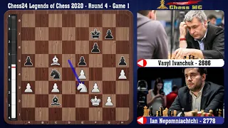 Ian Nepomniachtchi vs Vasyl Ivanchuk, Chess24 Legends of Chess 2020   Round 4