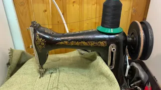 Шьём брезент на Подольской швейной машинке