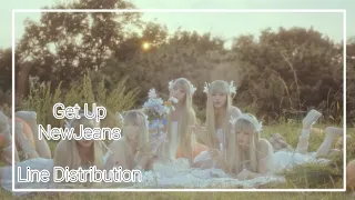 Get Up - NewJeans | Line Distribution