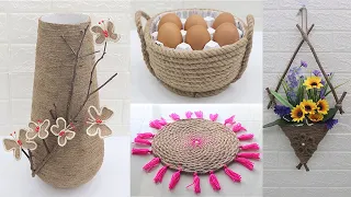 5 Jute craft ideas home decorating ideas handmade