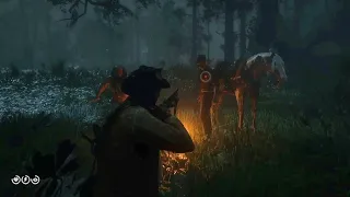 Night Folk Tried to Kill my Horse (Creepiest Night Folk Encounter) - Red Dead Redemption 2