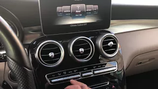 HEATER AND AIR CONDITIONING CONTROLS  - Mercedes-Benz GLC-Class - HOW TO