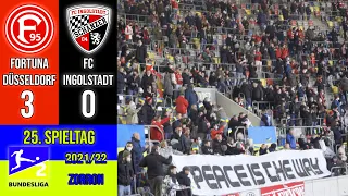 PEACE IS THE WAY ⚽ Alle Tore, Highlights, Choreo & Support ⚽ Fortuna Düsseldorf 3:0 FC Ingolstadt 04