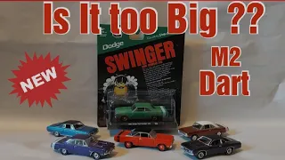 M2 Machines 69 Dodge Dart Swinger.  Is it too big for 1/64 ? comparing brands