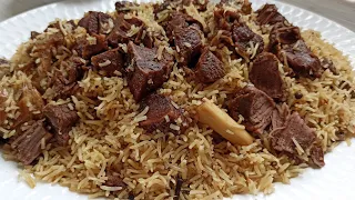 Cooking meat and rice in this way you will love it is easy and fast