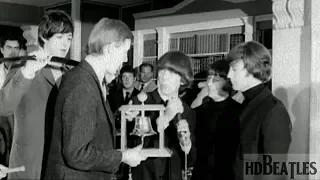 The Beatles - Win Caroline Award [Film Studios, Twickenham, United Kingdom]