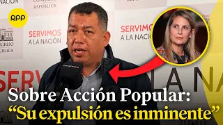 "La expulsión de Darwin Espinoza es inminente", afirma María del Carmen Alva sobre Acción Popular