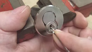 Halsco 7 Pin Restricted Keyway SFIC Picked & Gutted [4]