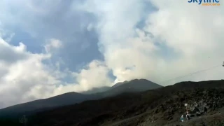 Etna Eruption - Time Lapse