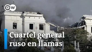 Misiles ucranianos alcanzan en Crimea el cuartel general de la flota rusa