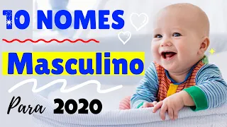 10 Nomes Masculino Para Bebe 👶🏻 TENDENCIA 2020