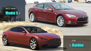 GTA V Electric cars vs Real life EVs  All Electric Vehicles