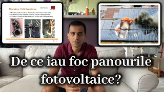 De ce iau foc panourile fotovoltaice?